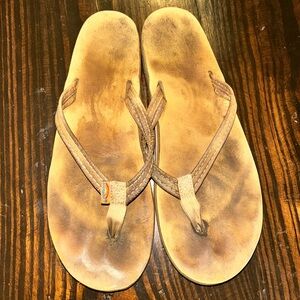 Rainbow Brown Sandals